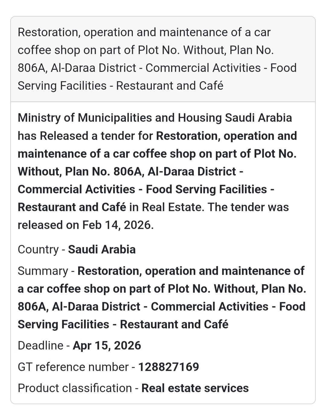 ☕ Car Coffee Shop – Al-Daraa – KSA
