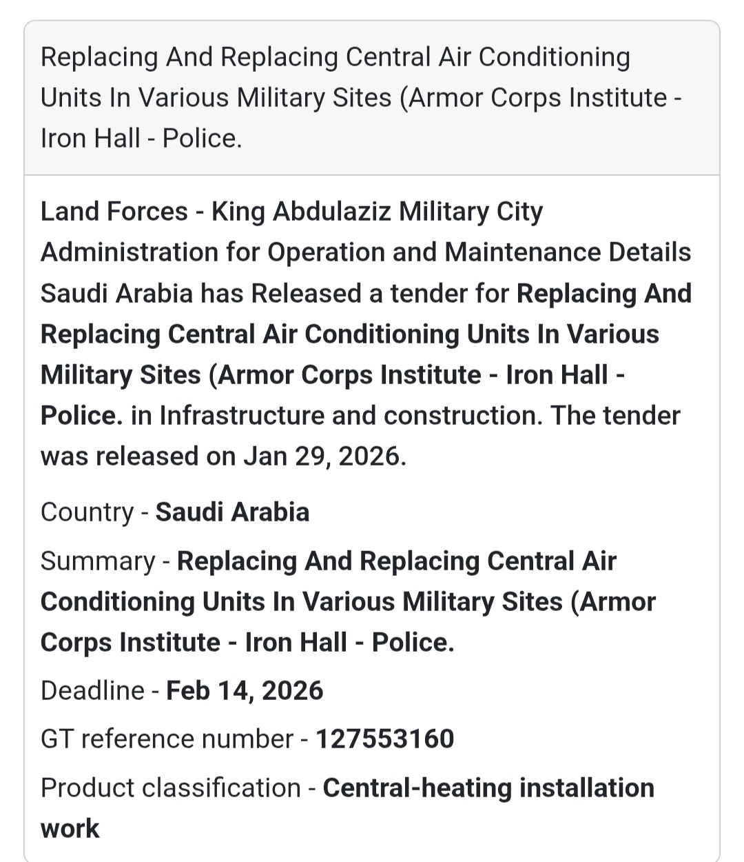 ❄️ Central AC Replacement