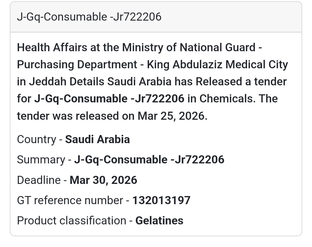 🧪 Chemical Consumables Supply