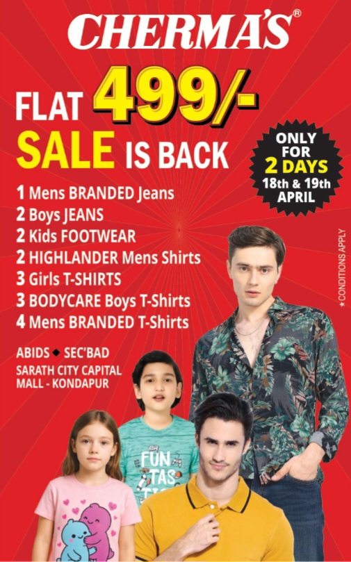 🔥 Chermas Flat ₹499 Sale