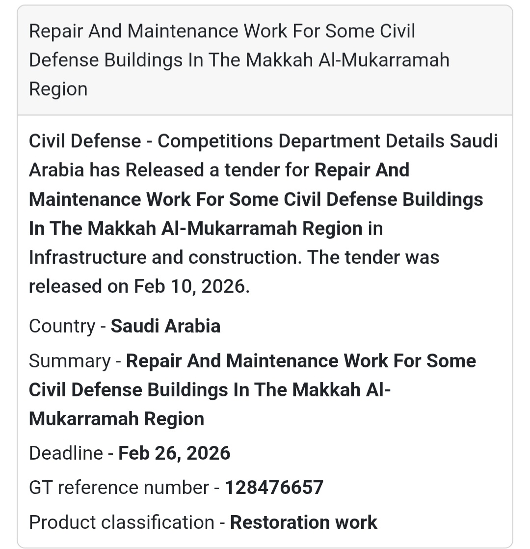🏗 Civil Defense Building Maintenance