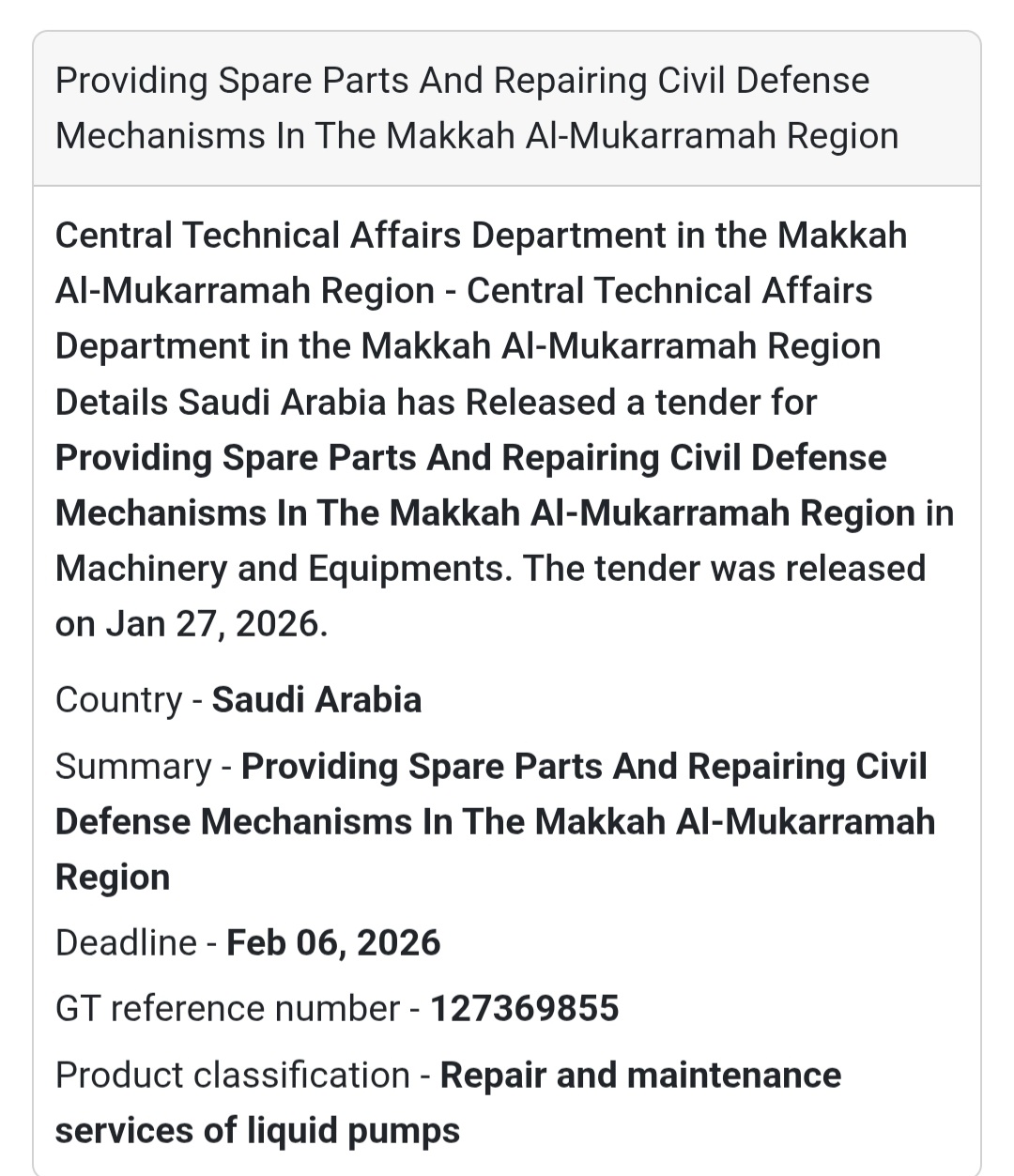 🔧 Civil Defense Mechanisms – Pump Maintenance