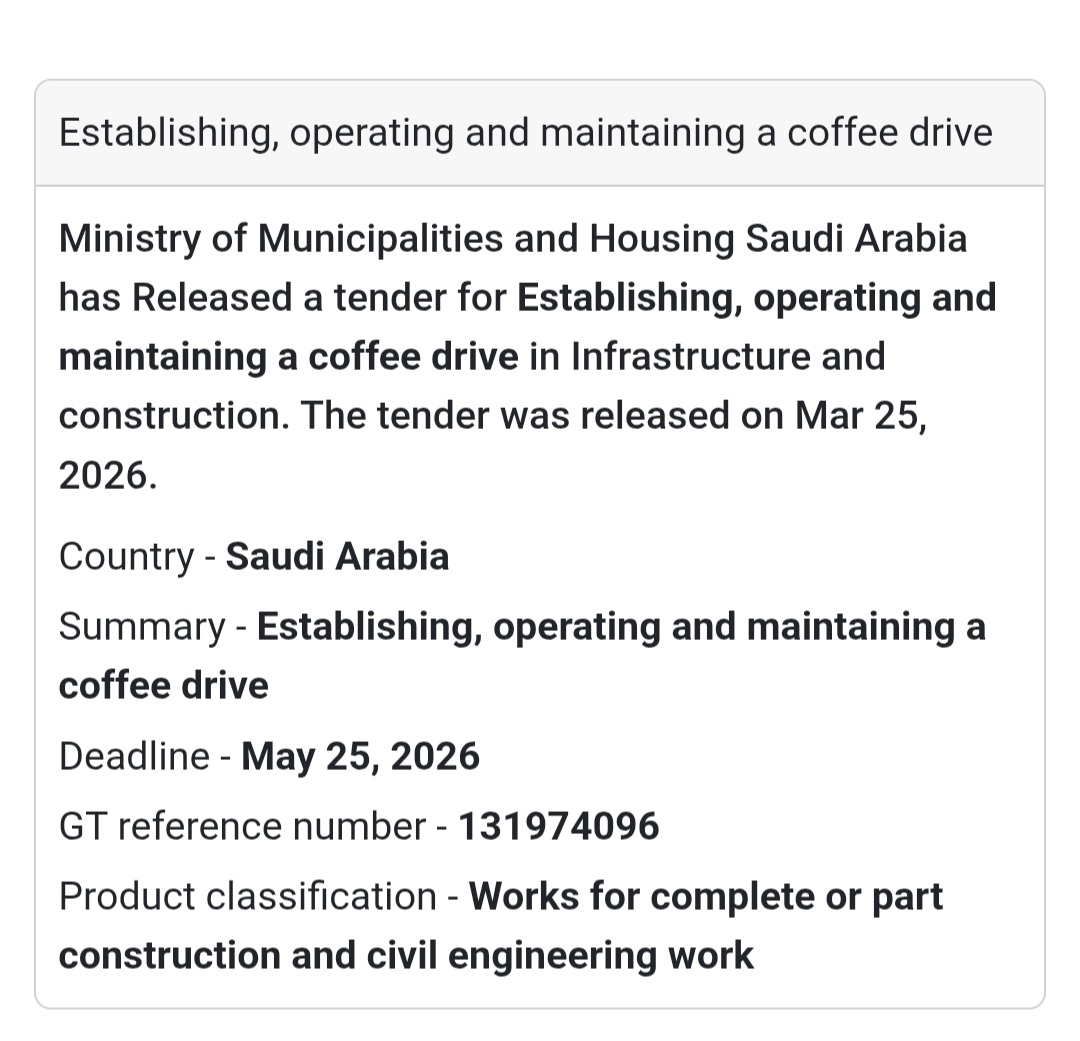 ☕ Coffee Drive Project