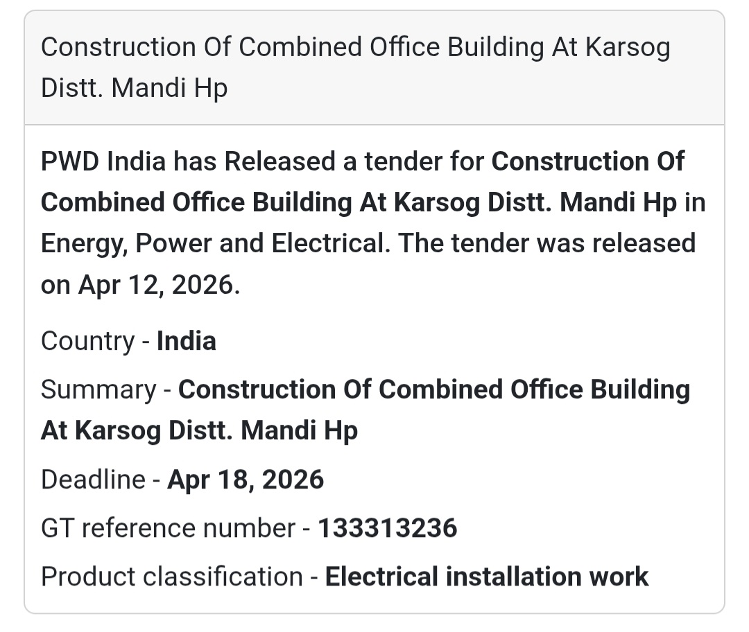 🏢 Combined Office Building – Karsog