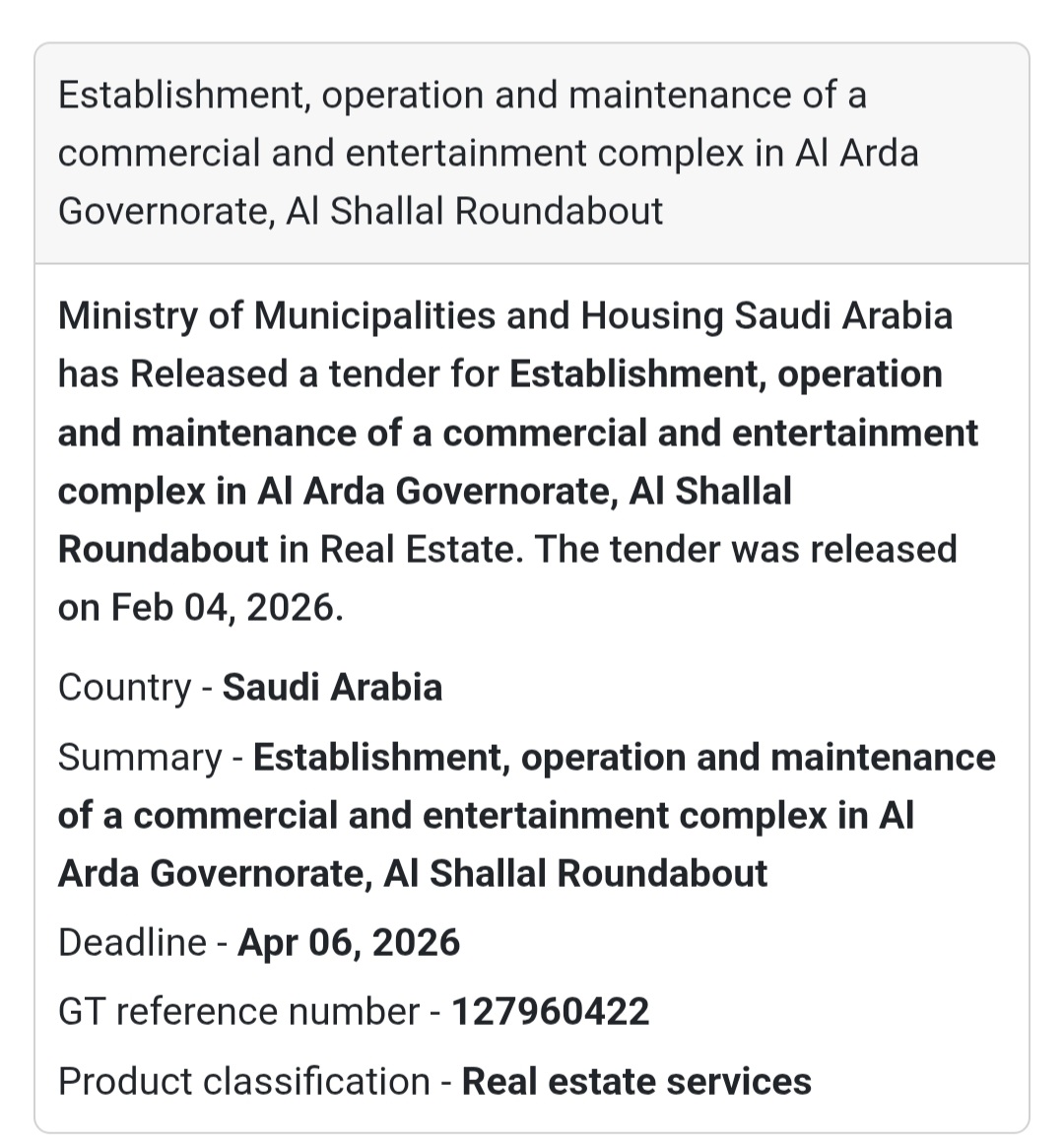🎡 Commercial & Entertainment Complex – Al Arda