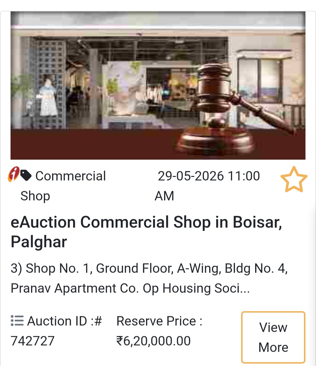 Commercial Shop in Boisar, Palghar