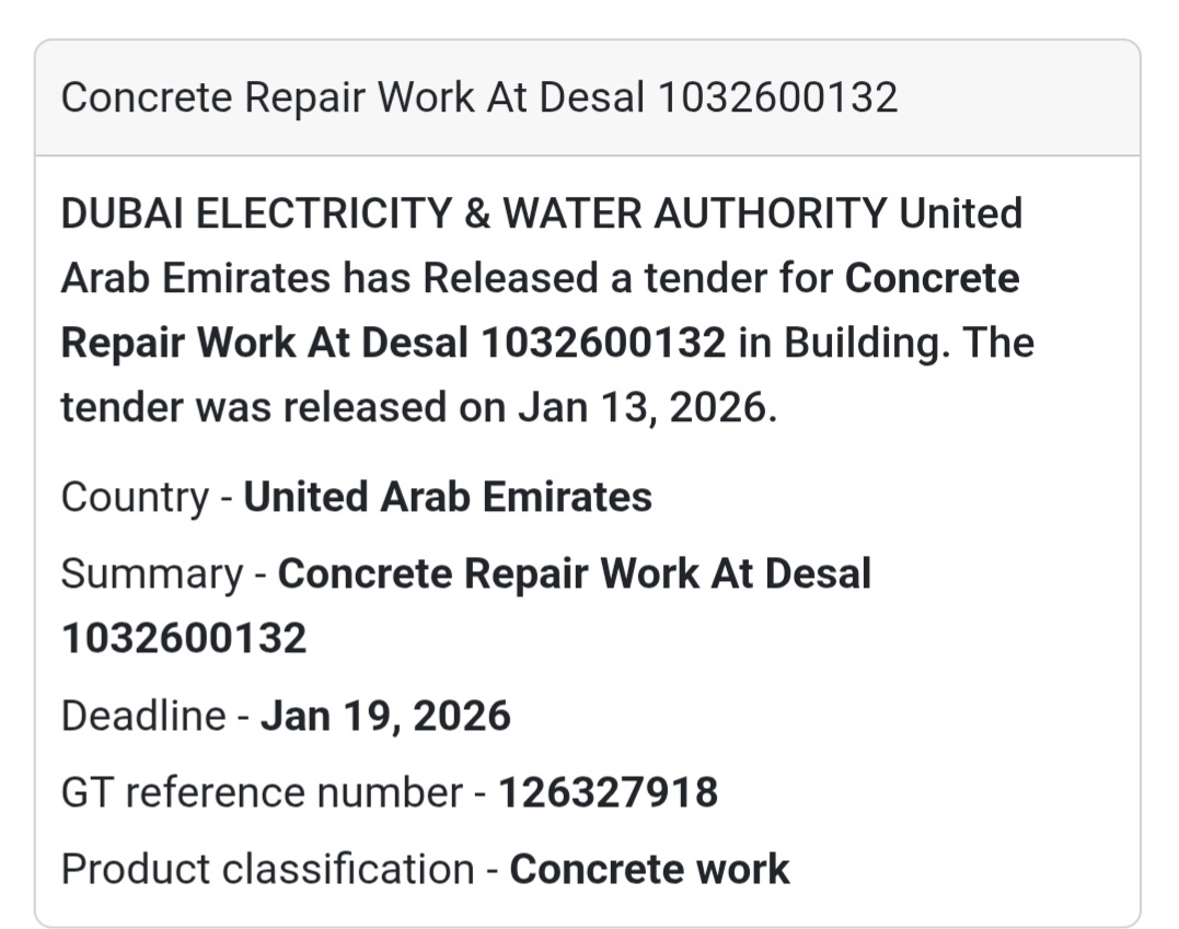 🧱 Concrete Repair Work – DESAL