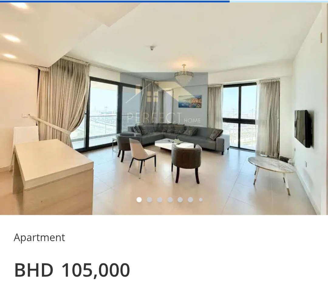 🏖️ CONNECTED TO MALL | RENTED | BEACH ACCESS – BHD 105,000