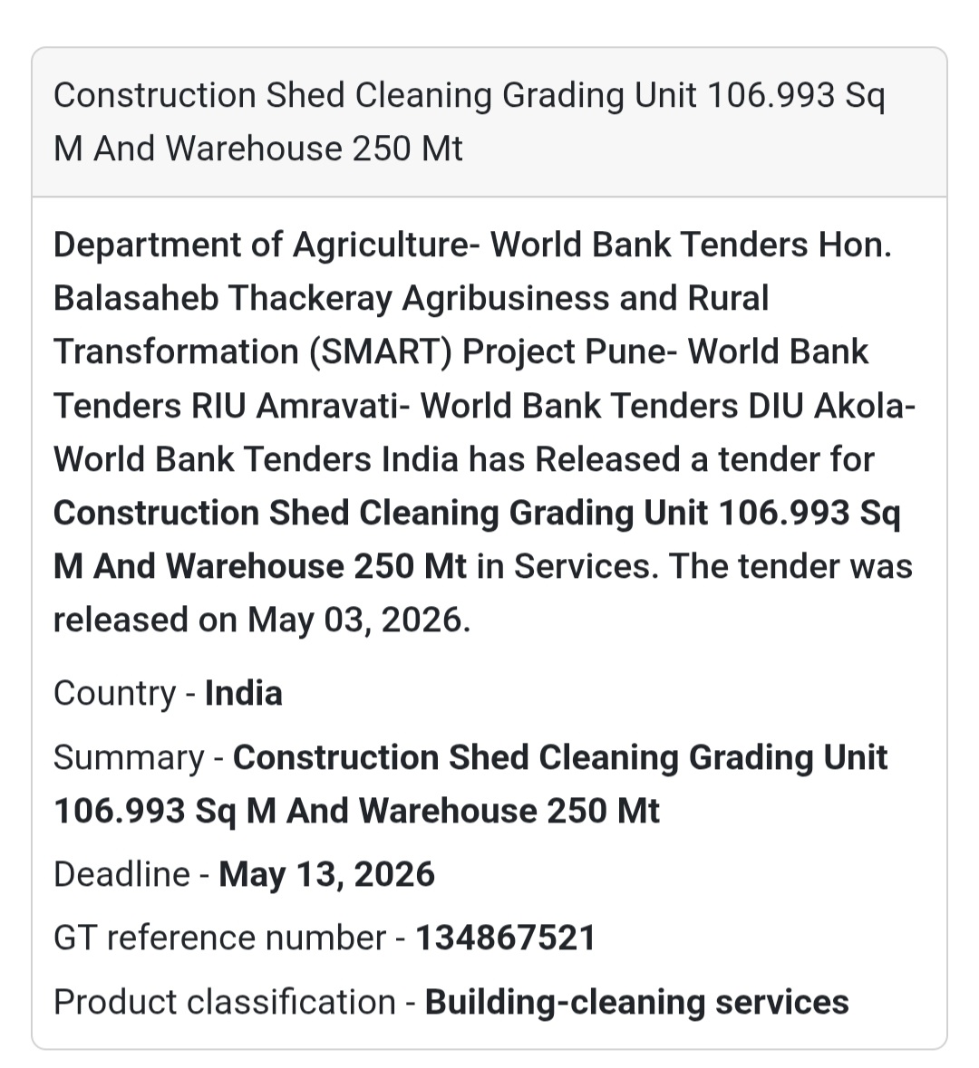 🏗️ Construction Shed Cleaning & Grading
