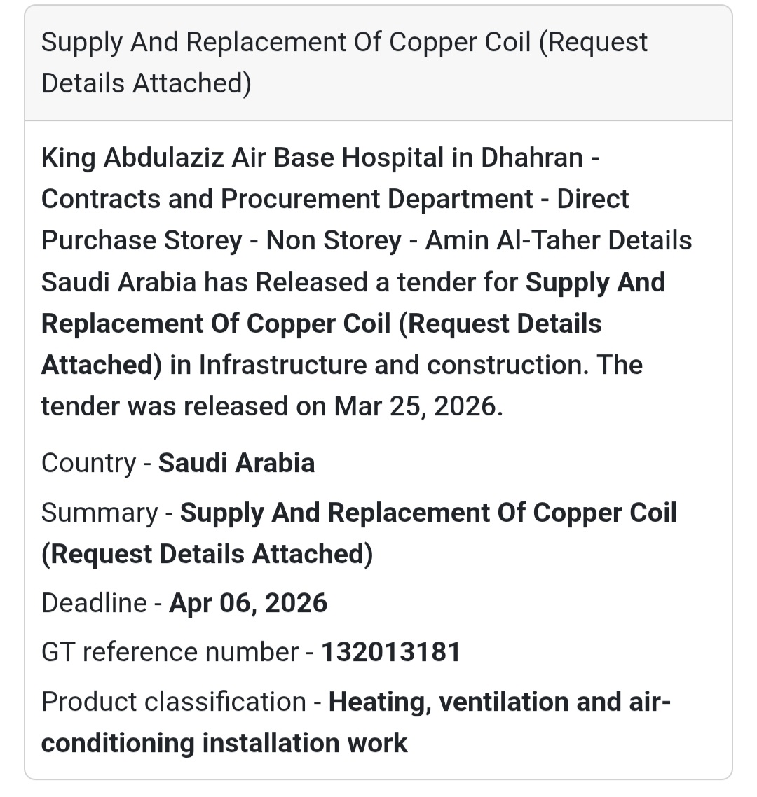 🔧 Copper Coil Replacement