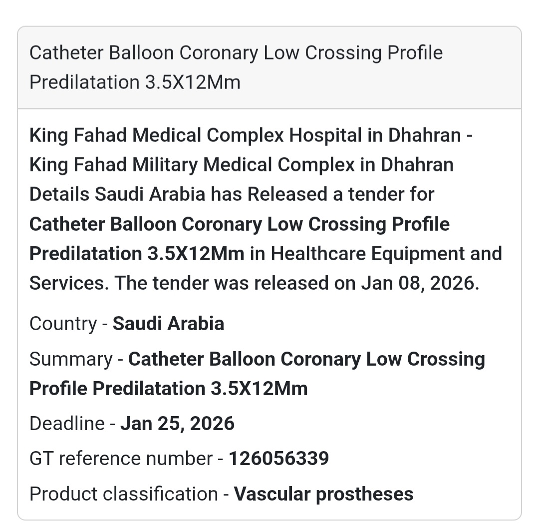 ❤️ Coronary Balloon Catheter – 3.5×12 mm