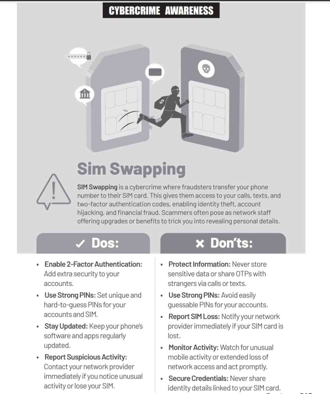 🔐 CYBERCRIME AWARENESS – SIM SWAPPING