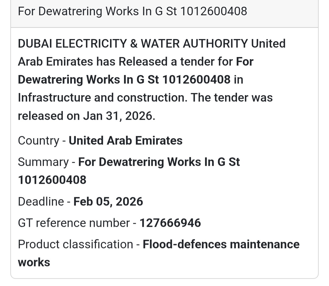 🌊 Dewatering Works – G Street