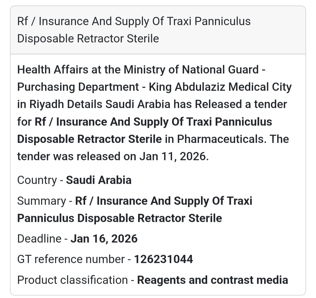 🩺 DISPOSABLE RETRACTOR – PANNICULUS