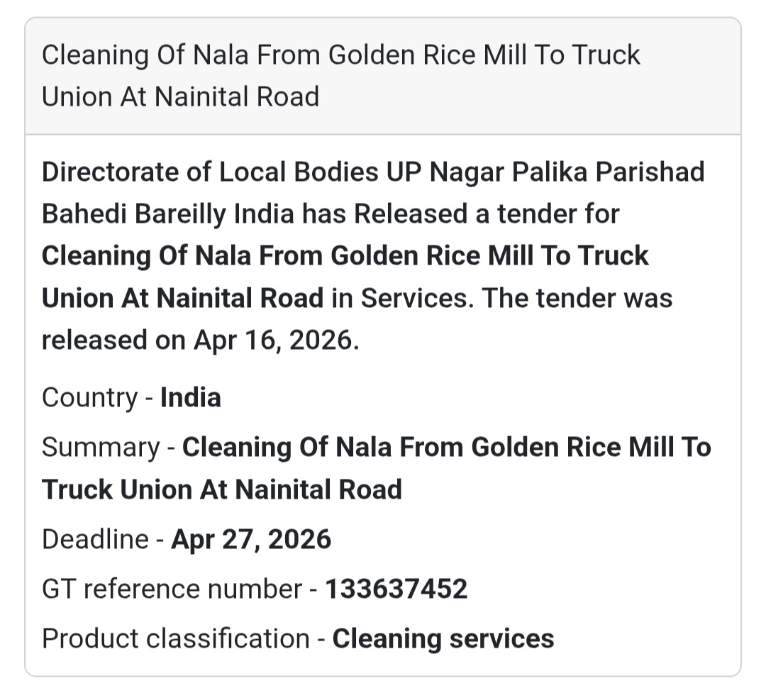 🧹 Drain Cleaning Work – Bareilly (Location 2)