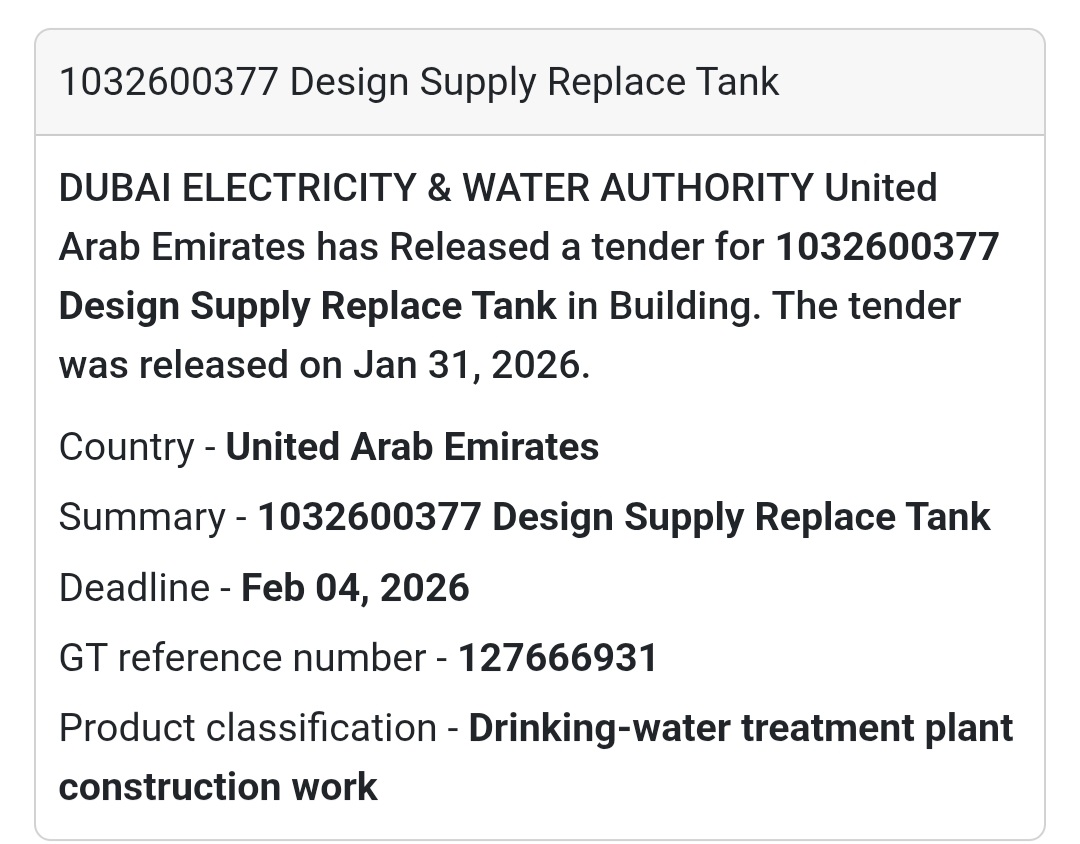 🚰 Drinking Water Treatment Plant – Construction