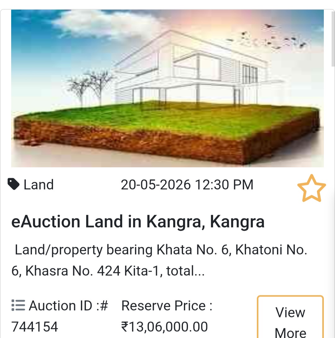 🌾 eAuction Land in Kangra, Kangra