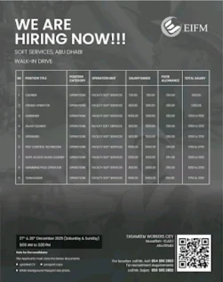 🚨 EIM HIRING NOW – GULF JOB OPPORTUNITIES 🚨