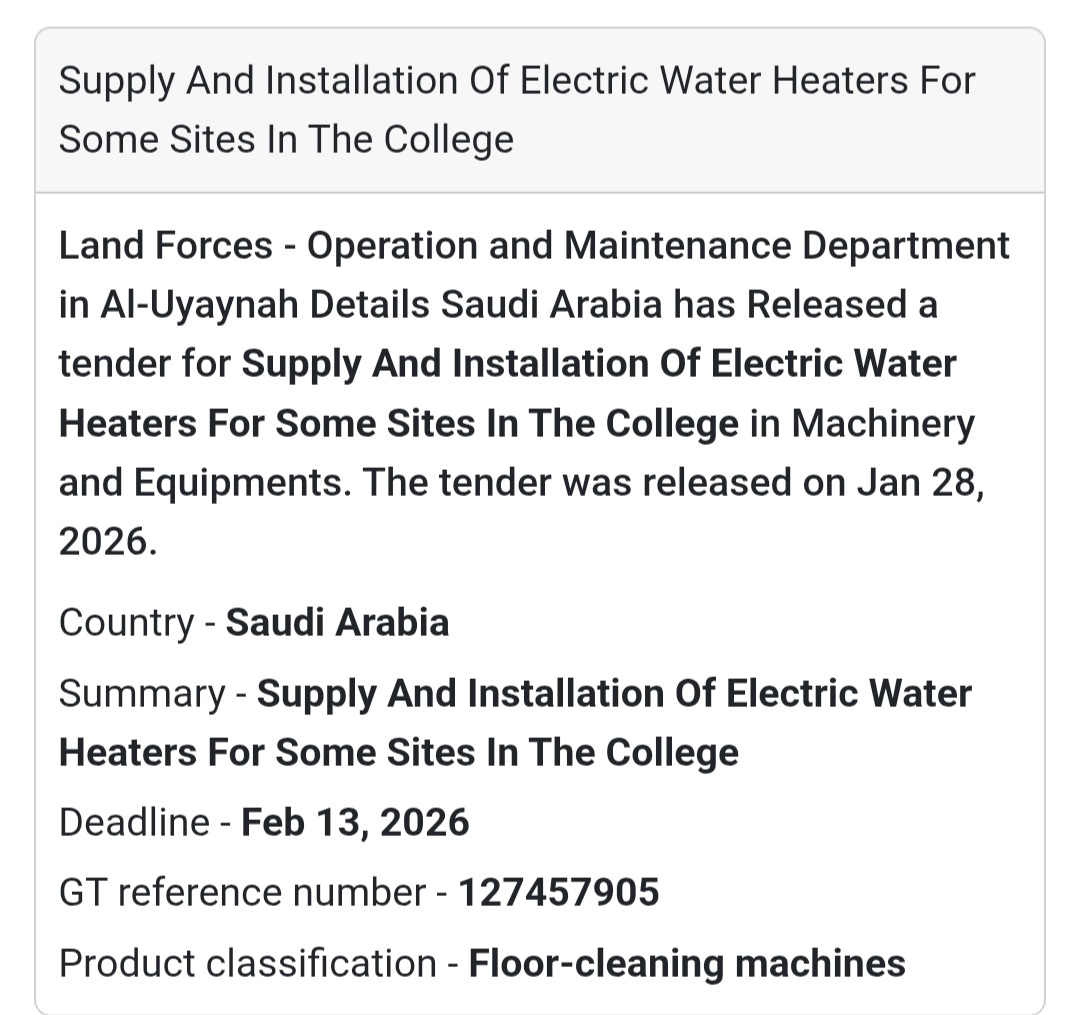 🚿 Electrical Installation Works | Al-Uyayanah Electric Water Heaters