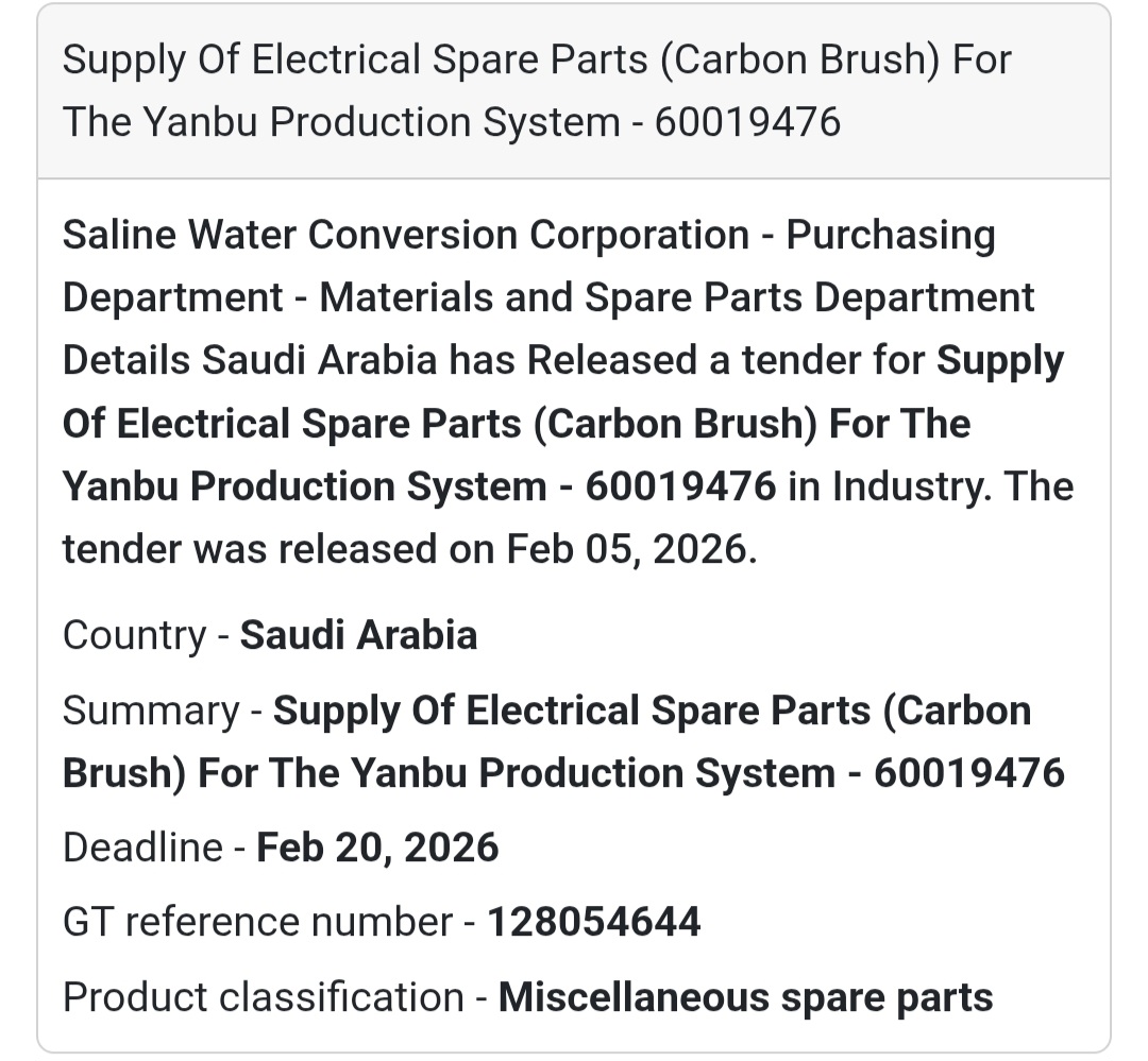 ⚡ Electrical Spare Parts Supply