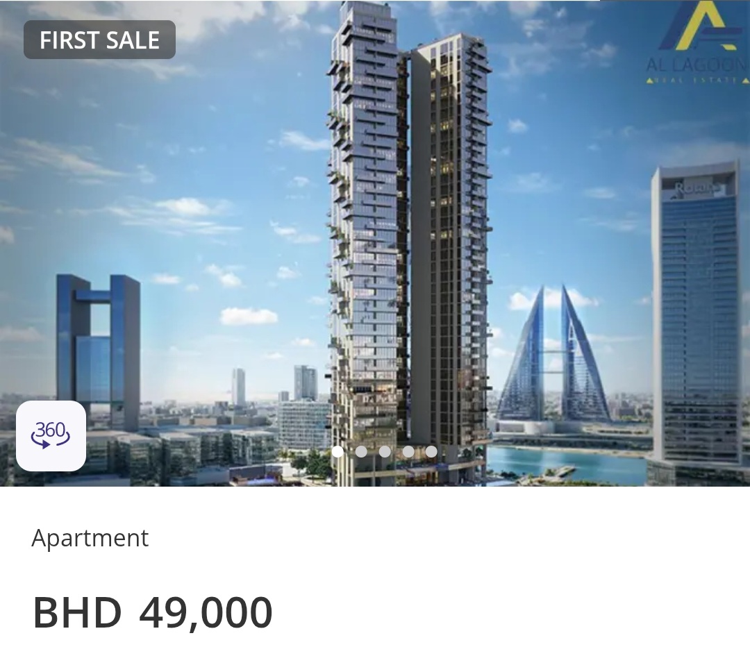 🌆 Elegant Studio | Bahrain Bay