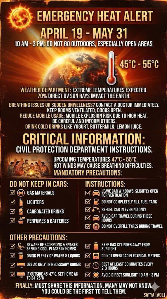 🔥 Emergency Heat Alert 2026 – Stay Safe!