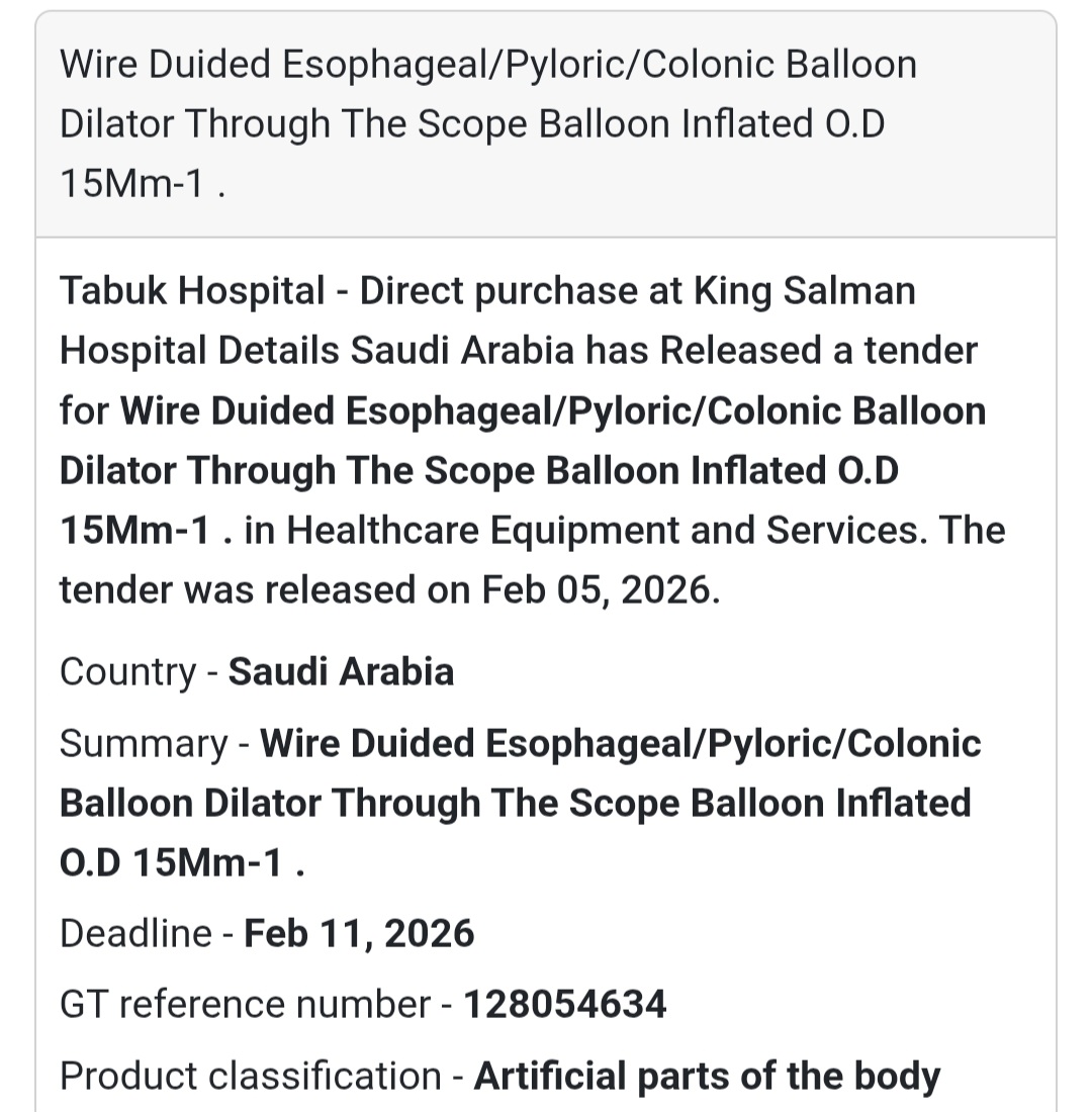 🩺 Endoscopic Medical Device Supply