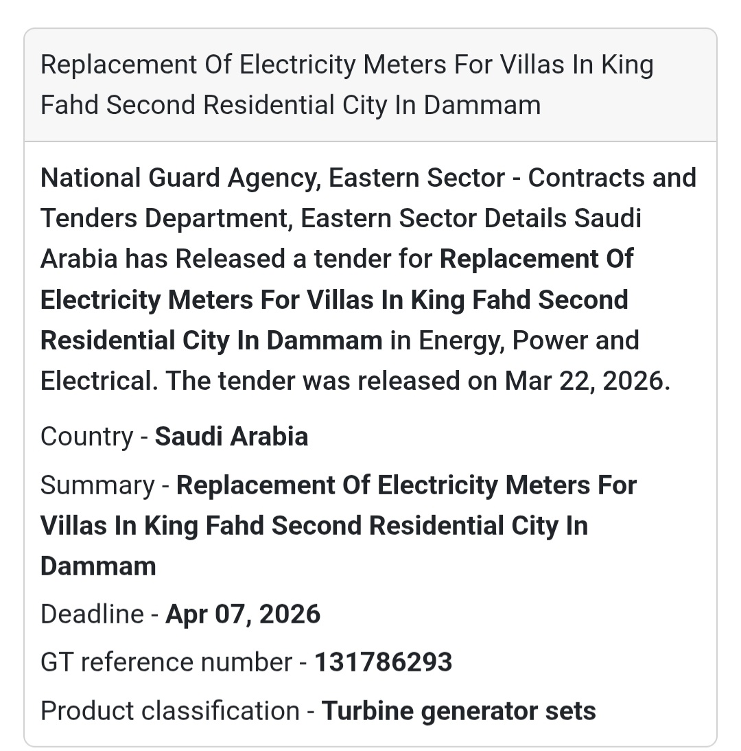 ⚡ Energy & Electrical Project