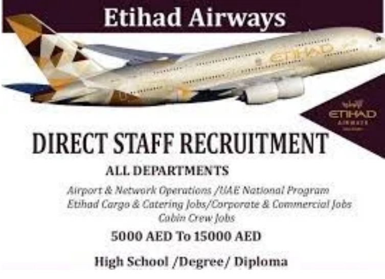✈️ Etihad Airways Hiring 2025 – Abu Dhabi, UAE