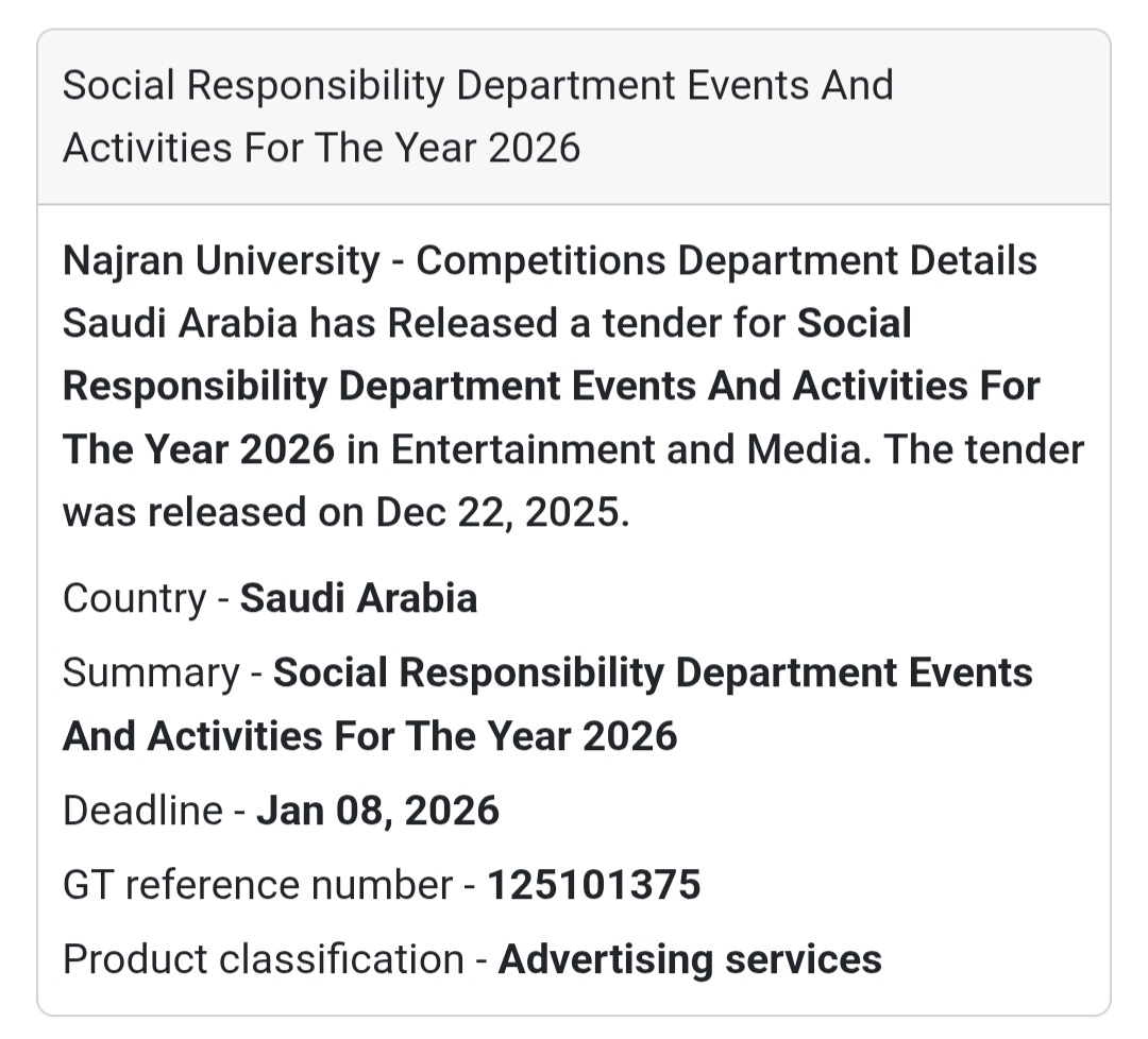 🎭 Events & CSR Services – Saudi Arabia 🇸🇦