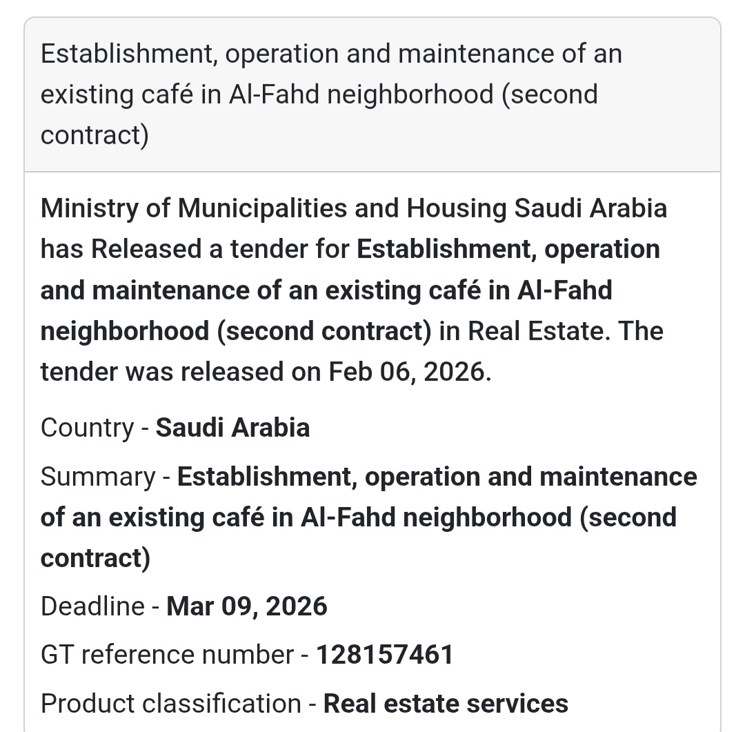 ☕ Existing Café Operation – Al-Fahd