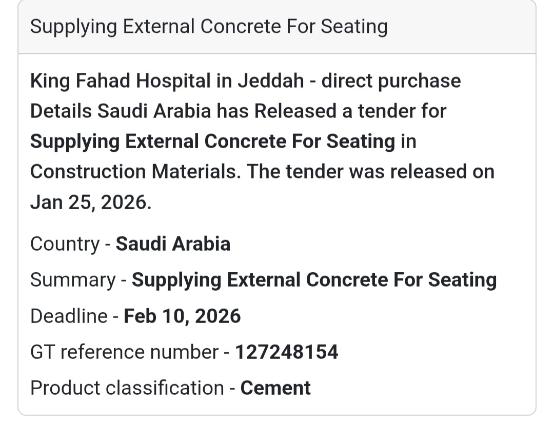 🪑 External Concrete Seating Works