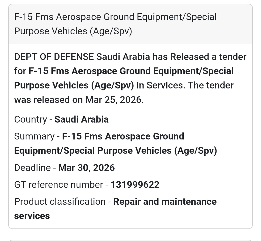✈️ F-15 Aerospace Equipment