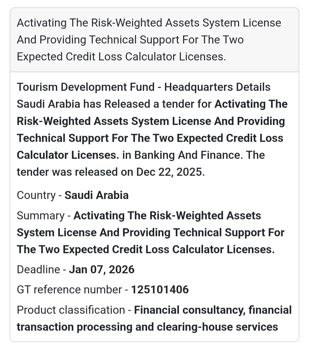 💼 Financial Systems & IT Support – Saudi Arabia 🇸🇦