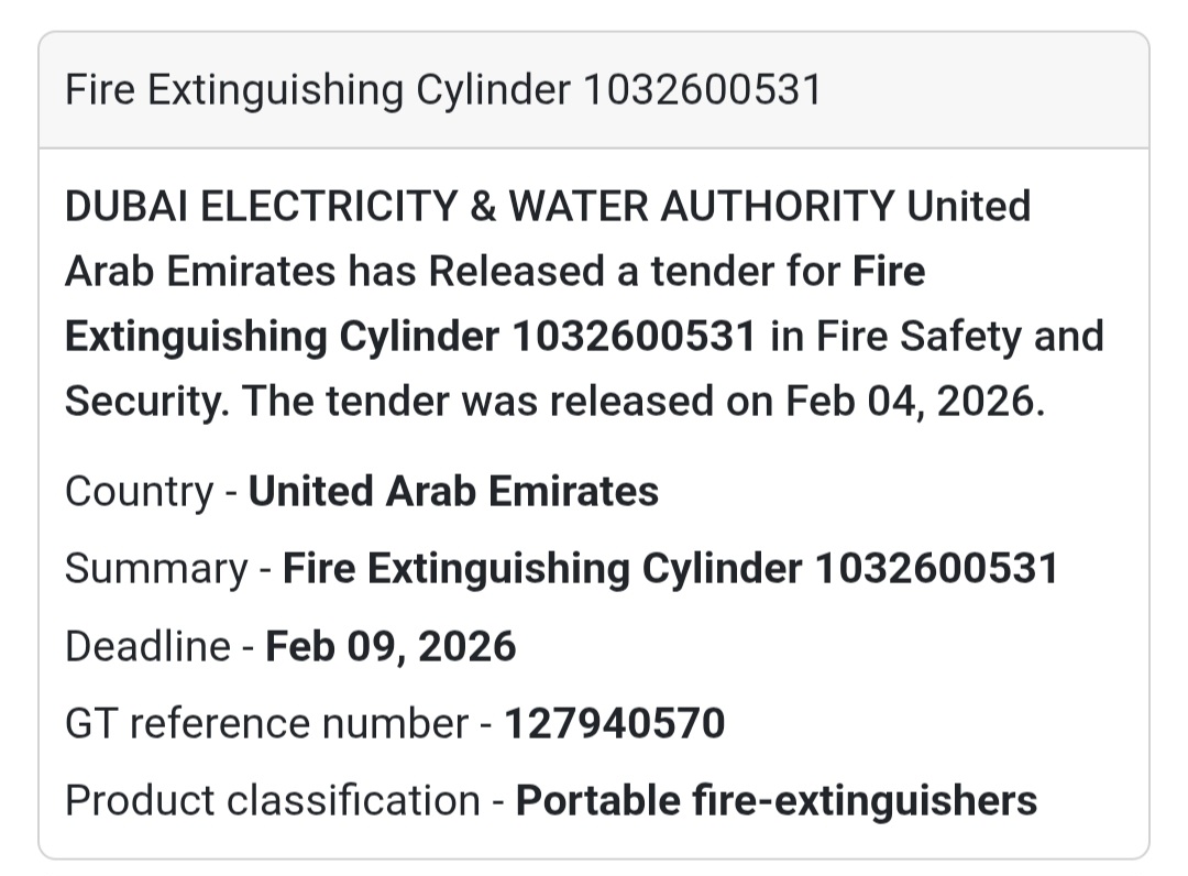 🧯 Fire Extinguishing Cylinder