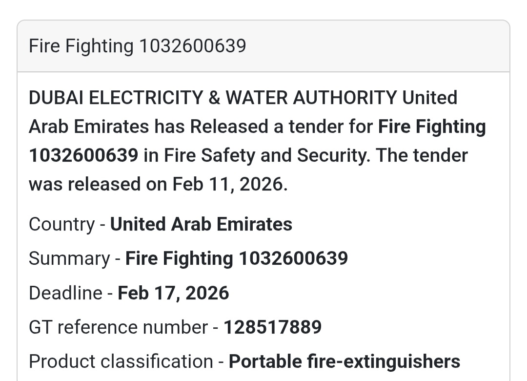 🧯 Fire Fighting – 1032600639