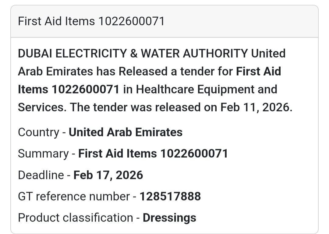 🩹 First Aid Items – 1022600071