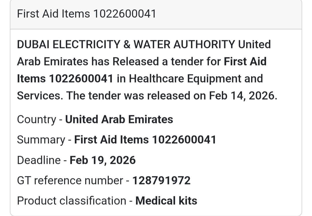 🏥 First Aid Items – UAE