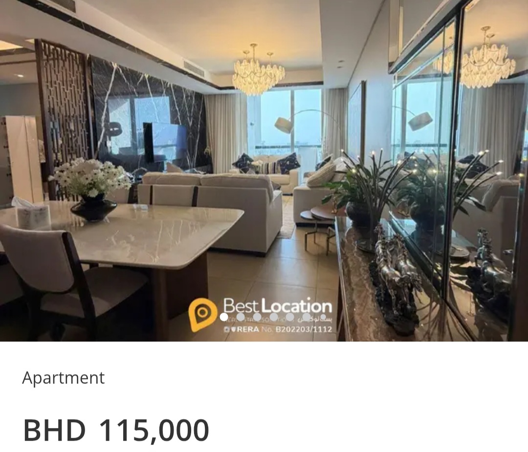 💎 Fontana Suites | High Floor | Balcony 💰 BHD 115,000