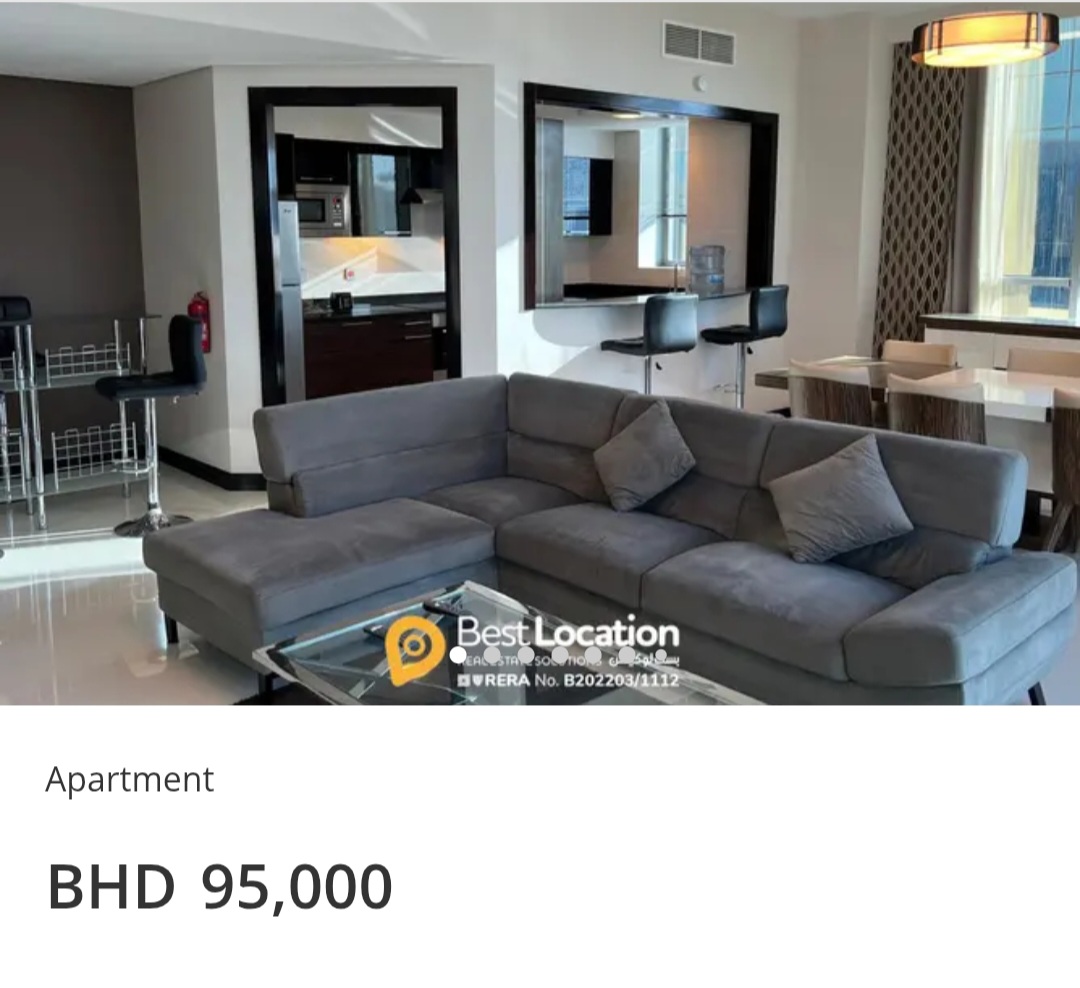 🏢 Fontana Tower | High Floor | Maid’s Room 💰 BHD 95,000