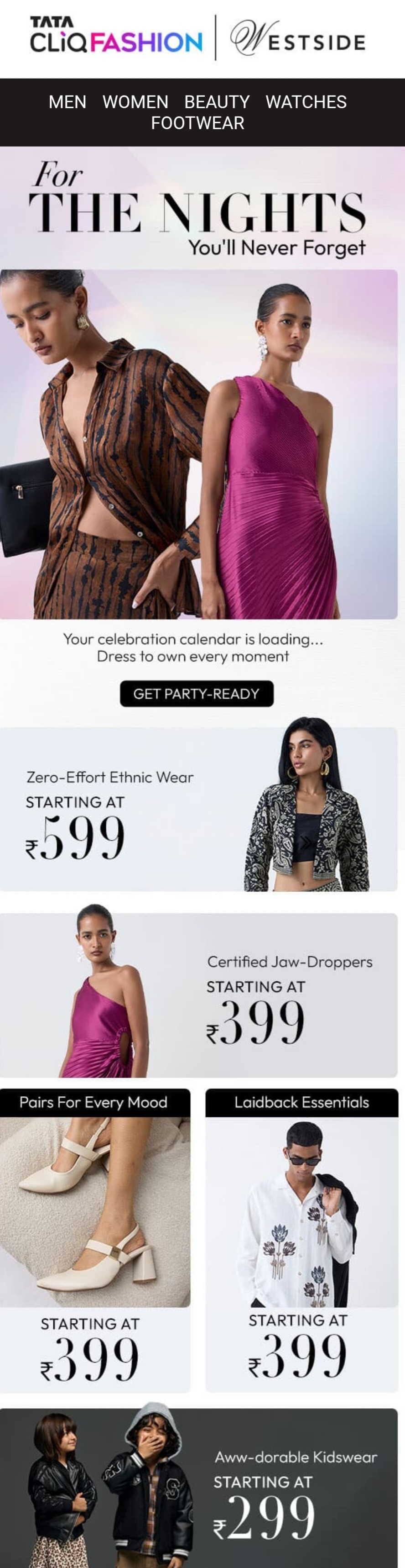 ✨ For the nights you’ll never forget ✨