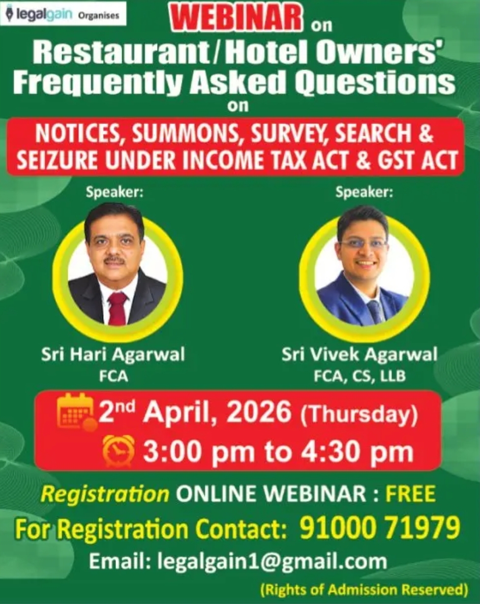 📊 FREE Webinar for Restaurant/Hotel Owners