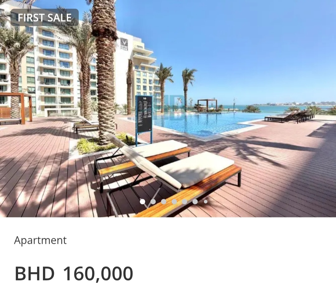 🌅 Freehold | Sea View | Golden Visa Eligible – BHD 160,000