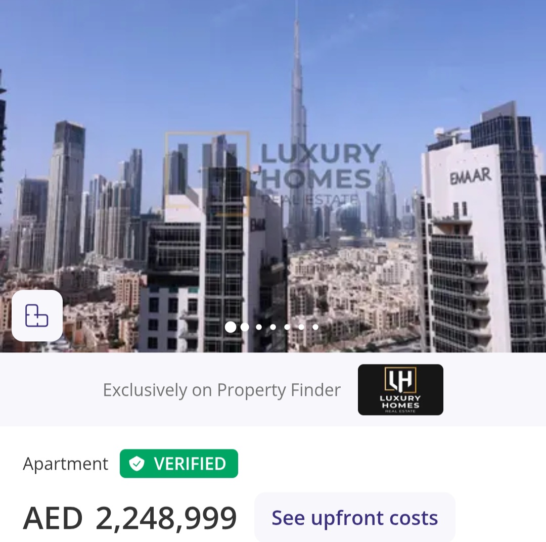 🌆 Full Burj Khalifa View | High Floor