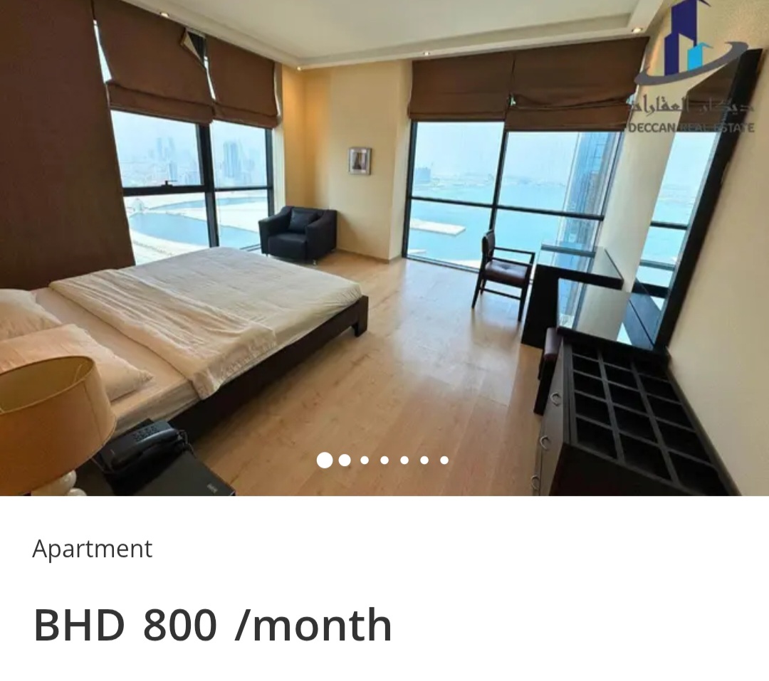 🌊 Full Sea View 3BR + Maid – Juffair 💰 BHD 800 / Month (Inclusive)