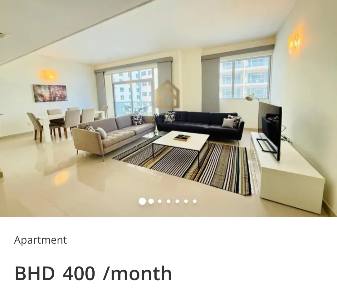 🐾 Furnished 2 Bedroom – Amwaj Island