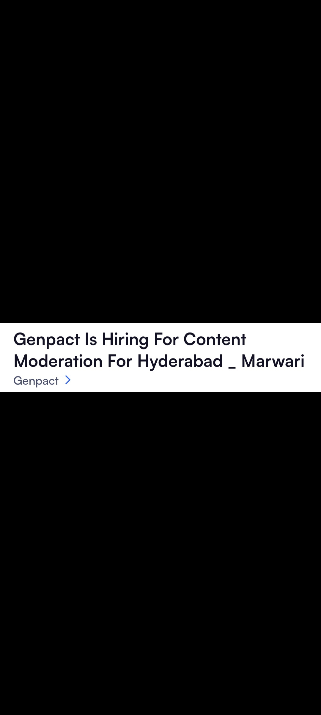 Genpact job offers