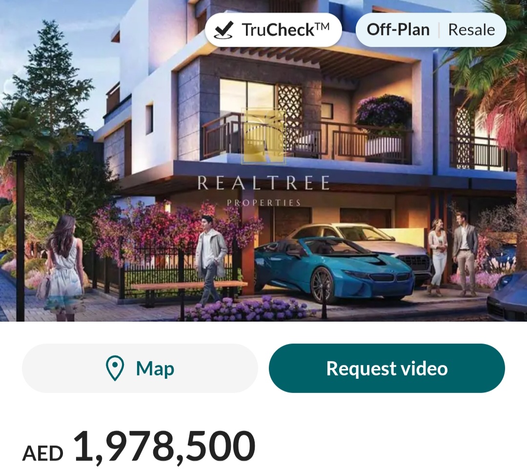 💰 Genuine Resale 4BR TH | Violet 4 – DAMAC Hills 2