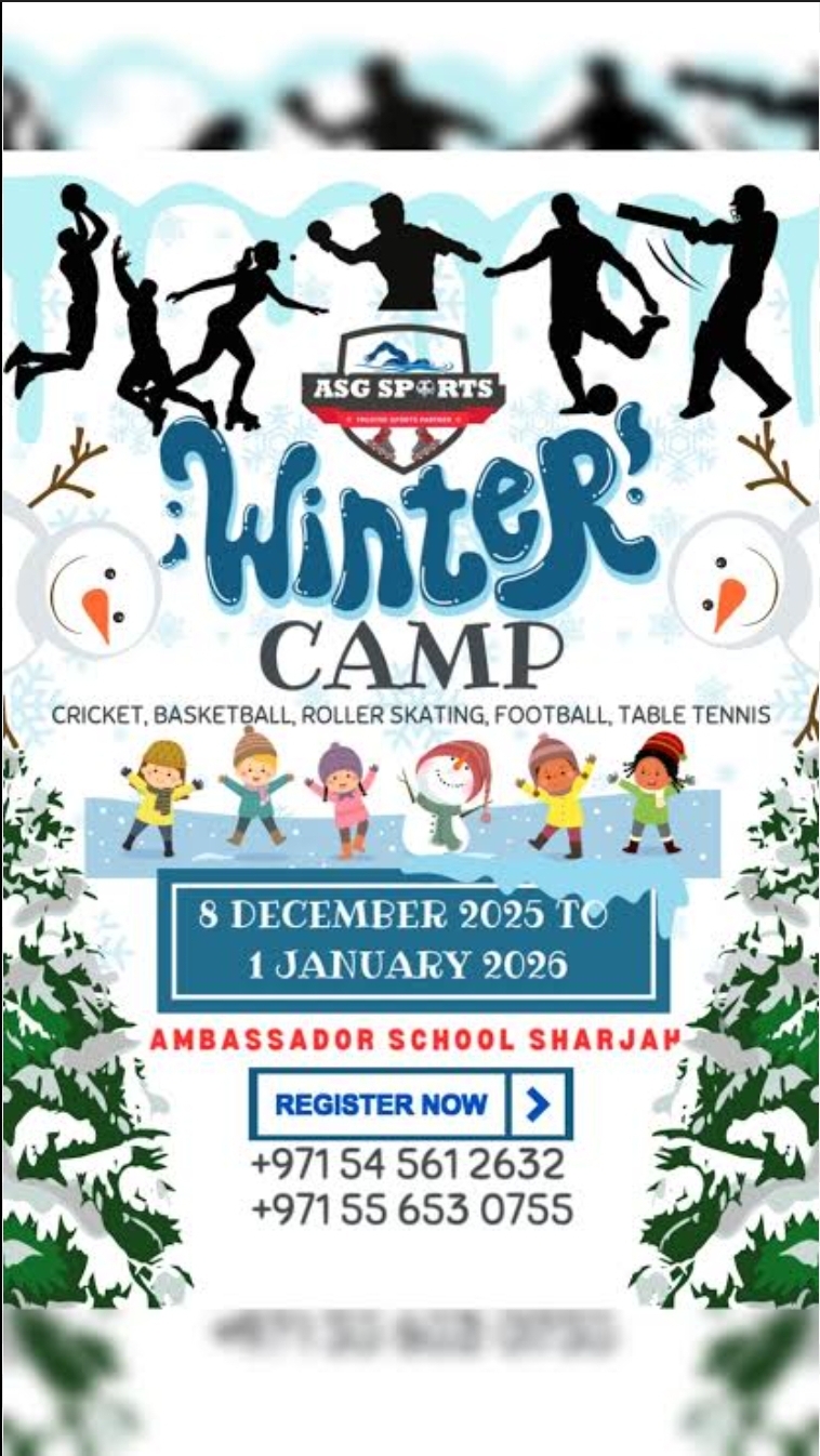 Get ready for an action-packed winter! ⛸️🏀🏏❄️