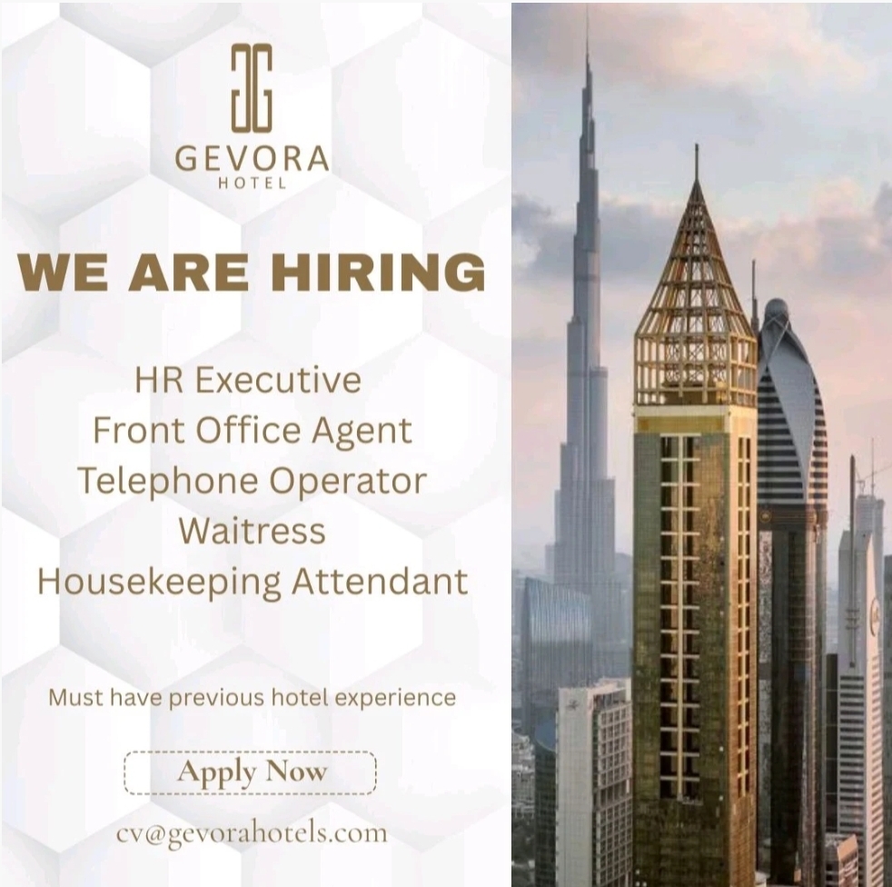 🏙️ Gevora Hotel Dubai – Careers 2026
